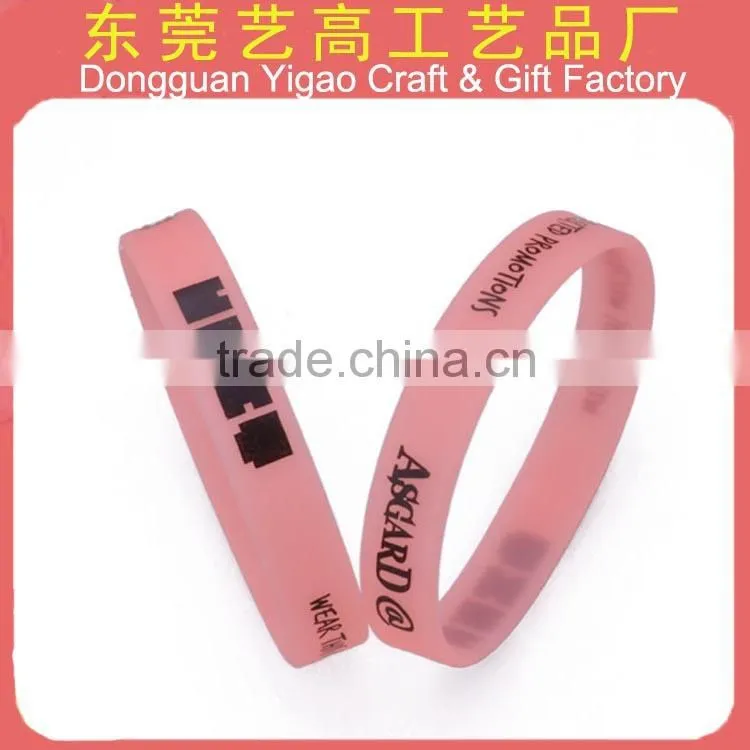Novelty silicone custom sports bracelet from Disney Audited Factory