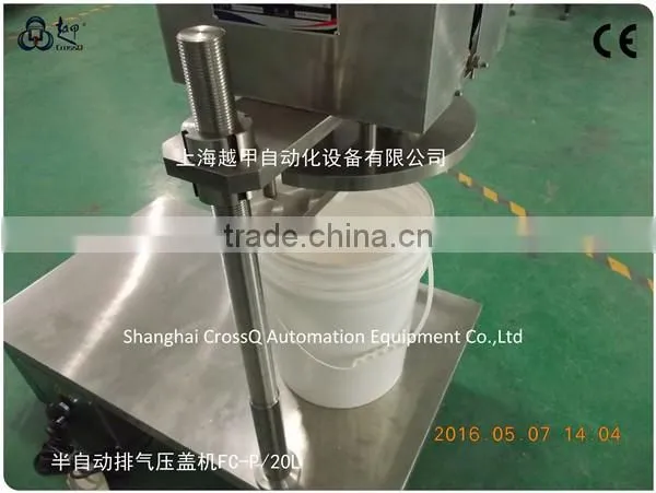 Stainless Steel 20l Oil Pail Plastic Lids Pressing Machine