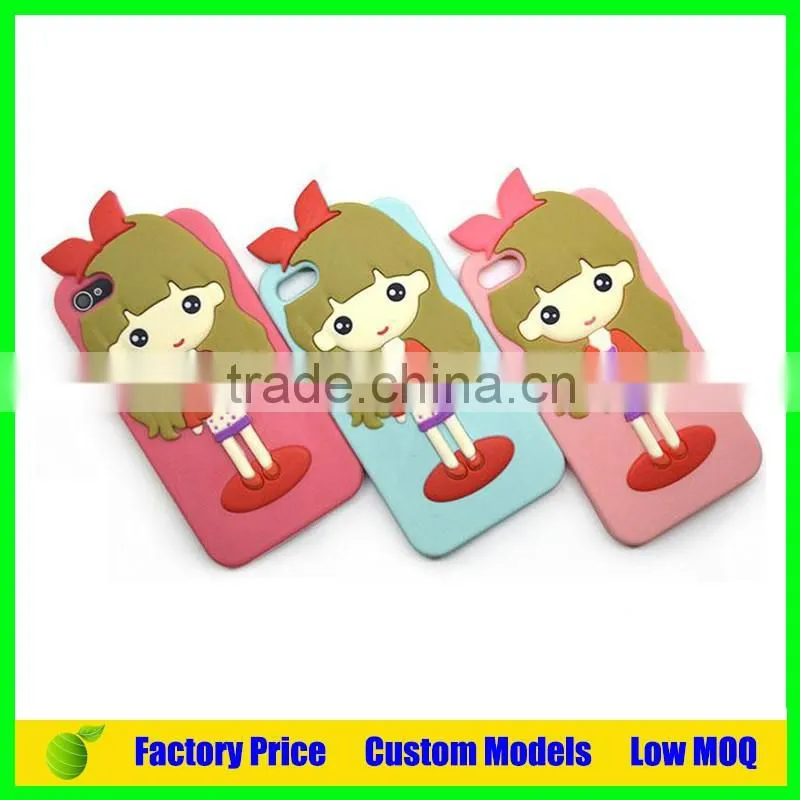Paypal acceptable sex girl Silicone 3d phone case for Iphone 5c cell phone case back cover