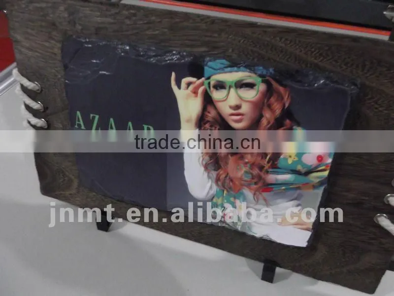 SH38 Wooden-frame sublimation slate as souvenior