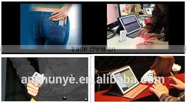 Wireless Bluetooth laser projection virtual keyboard English Ultra Portable Mini Keyboard For lenovo iphone huawei