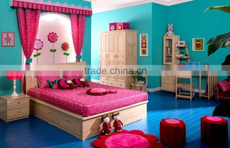 Wood Tatami Bed For Kids ,Single Loft Bunk Beds For Sale