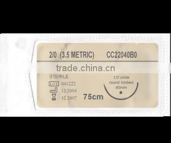 Sterile nylon suture pack