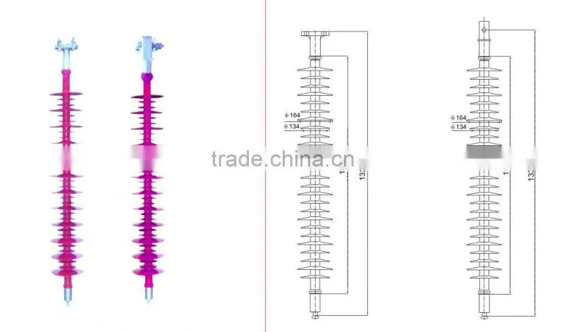 insulator(anti wind deviation type)