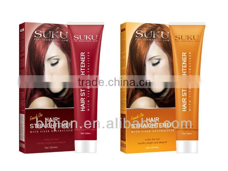 Permanent hair straightening cream