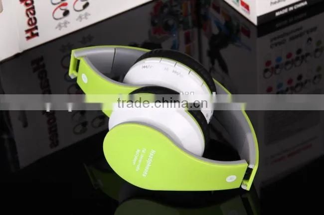 Fashion Stereo Handfree Wireless Bluetooth Headset with Mic for woman
