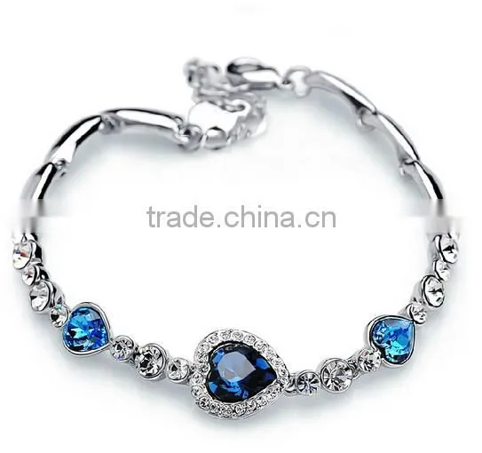 >>best selling trendy heart love bracelet/
