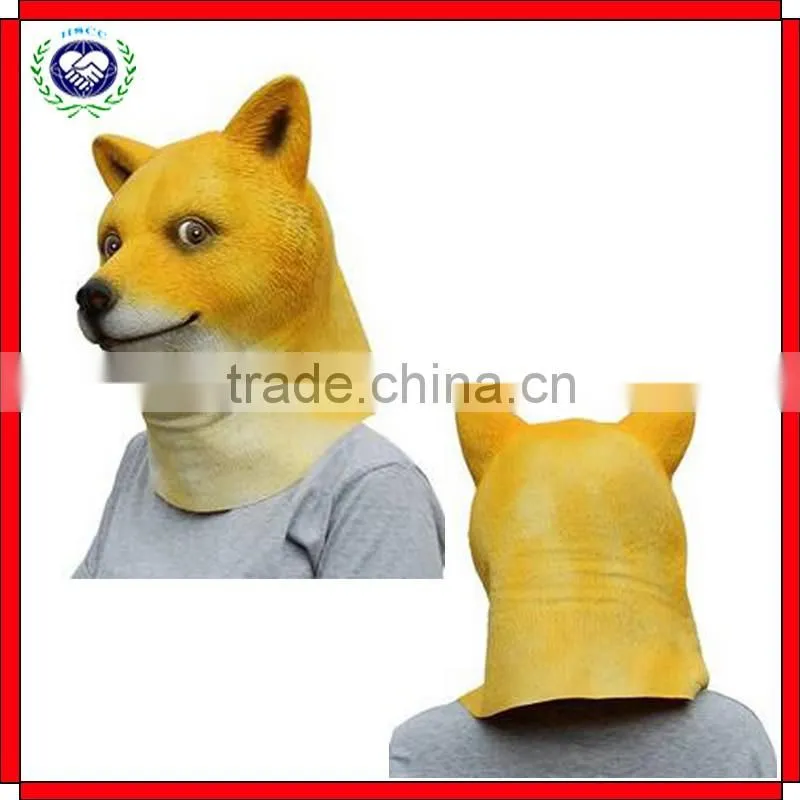 Hot Selling Full Face Pug Dog Latex Full Head Mask