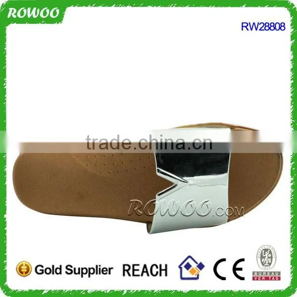 new fachion design pvc pcu ladies shoes slipper