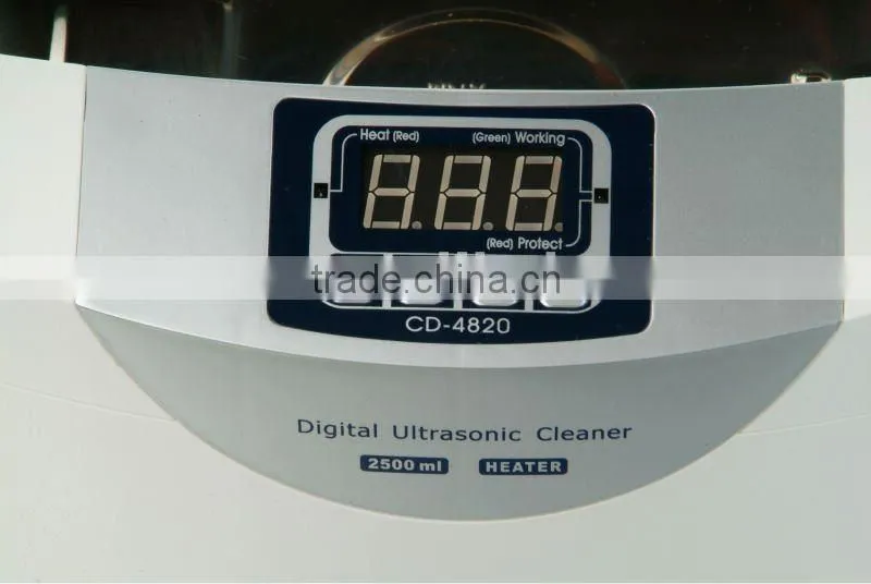 Heater Recycle Timer Jewelry 42kHz Glasses 2.5L Ultrasonic Cleaner