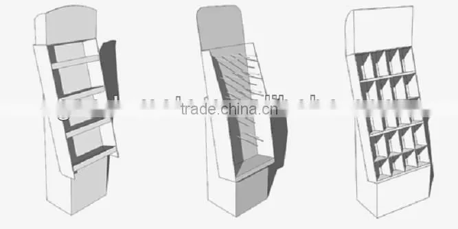 Top Quality Corrugated Cardboard Pharmaceuticals Display