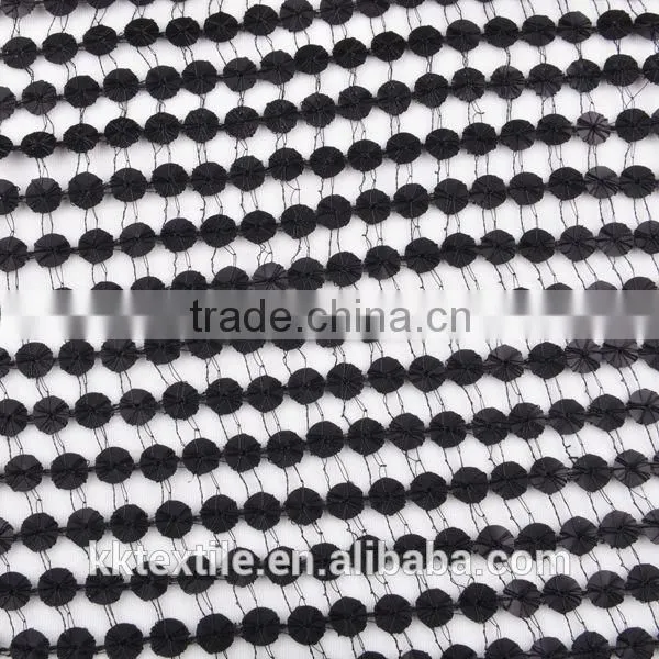 2014 latest high quality metallic embroidery thread applique embroidery #7886