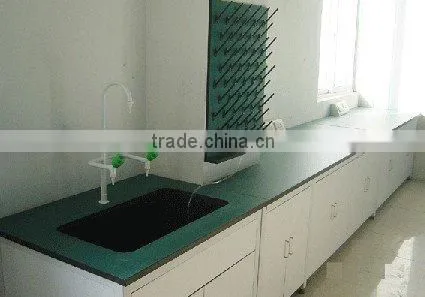 Side wall lab bench
