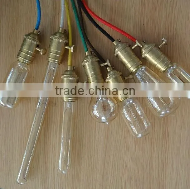 Vintage Cylinder Amber Filament Bulb Edison lamp bulb