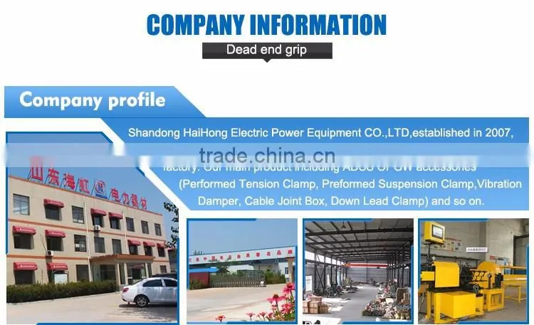 High quality ADSS Tension clamp pole line hardware