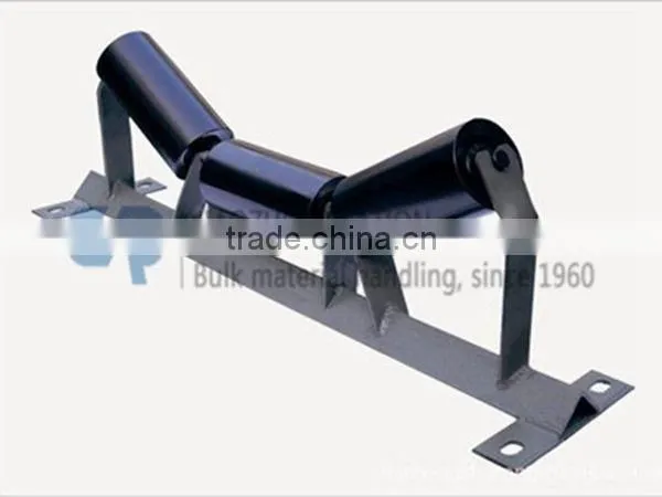 Overland trough belt conveyor roller in bulk handing system