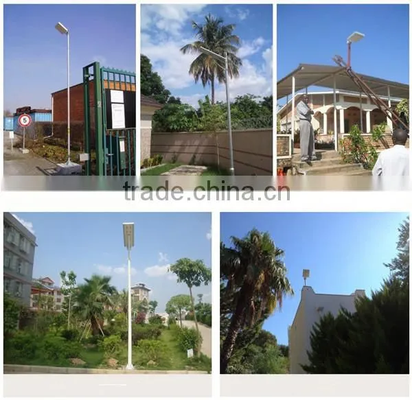 Solar power 30W LED street light lamp, all in one solar lamp