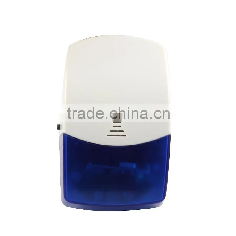 Wireless blue light siren & strobe Indoor Siren