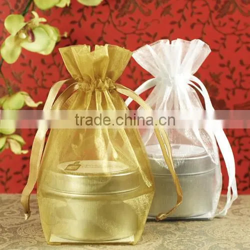 2014 High Quality Colorful Organza Bags For Gifts Decoration
