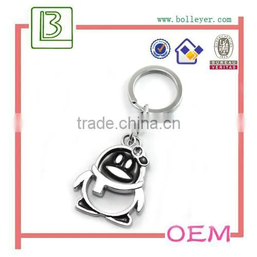 Fashion metal custom kirsite metal keychain