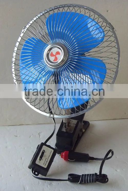 metal and plastic oscillating car fan
