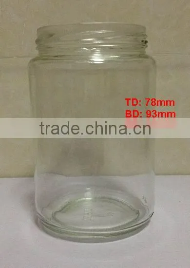 680ml wholesale glass jars