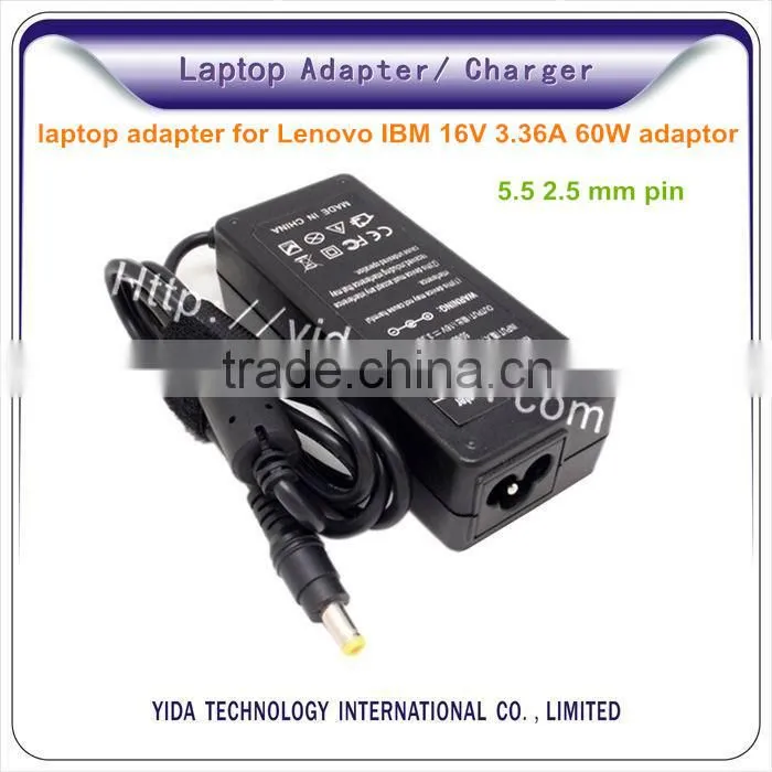 OEM cheapest laptop charger adapter for IBM 16v 3.36a output