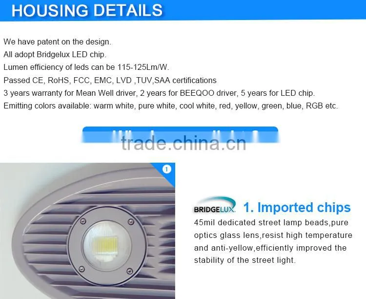30w LED street lamp IP65 COB LED street light with IP65