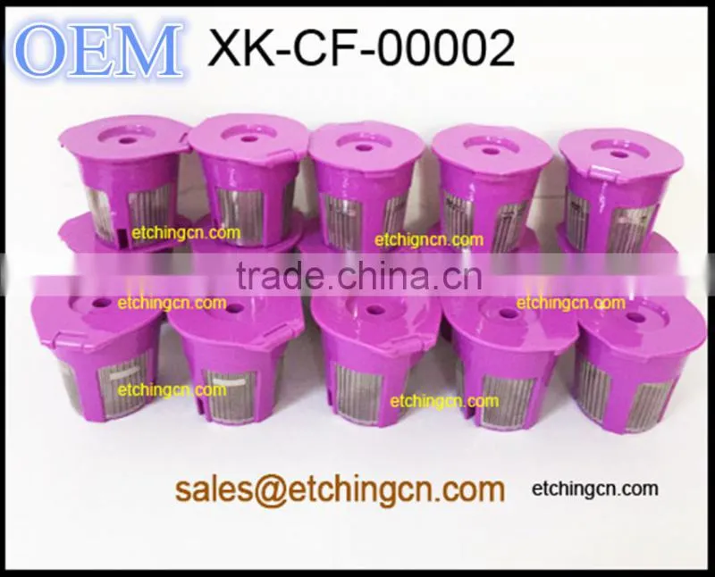 Top quality and the best factory price fkeurig 2.0 plastic K-cup filter, sintered plastic filter, plastic extrusion filter