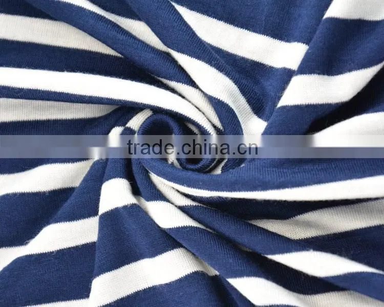 Jiufan textile nice yarn dyed rayon spandex fabric