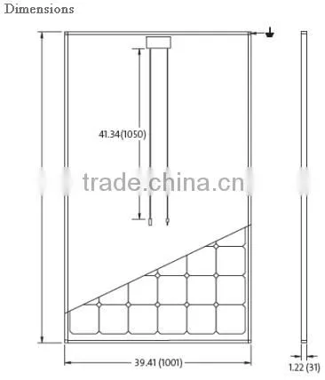 250W Solar panel best price / solar pv panel 250W/black pv panel 250W