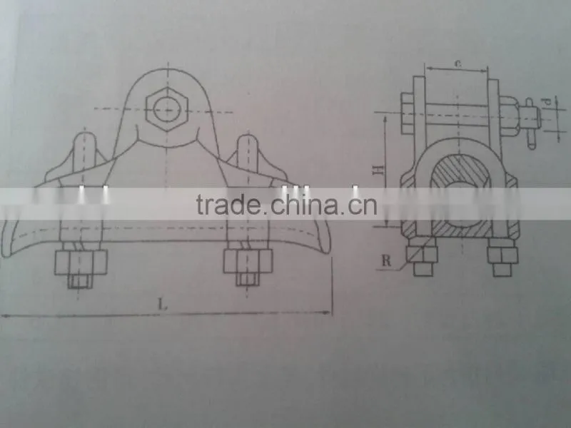 suspension clamp for ADSS cable clamp