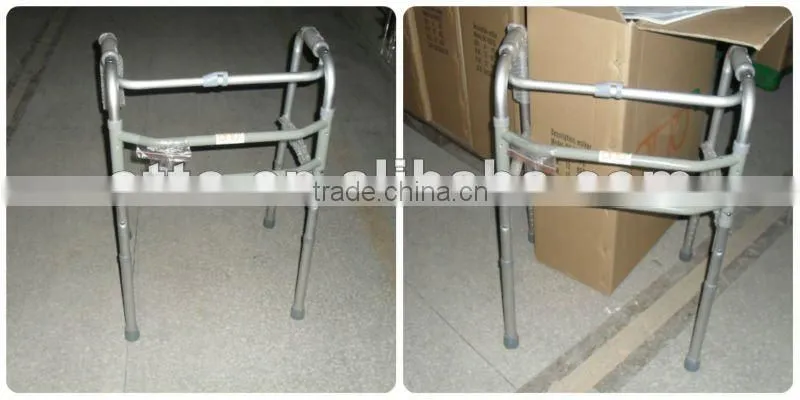 Elderly aluminum folding walking frames for disabled