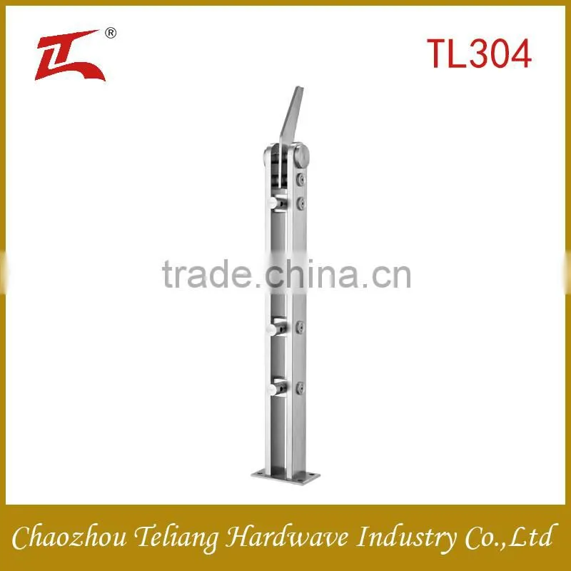 exterior stainless steel cable railing with galvanized carbon steel handrail and baluster