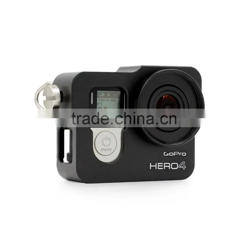 Telesin Aluminium Alloy CNC Protective Housing Shell Case for Go Pro Hero3+/4