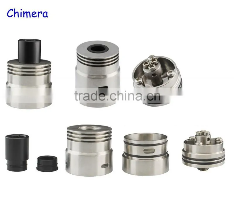 Three coil 26650 Chimera rda atomizer for vaporizer by tthunderhead creations