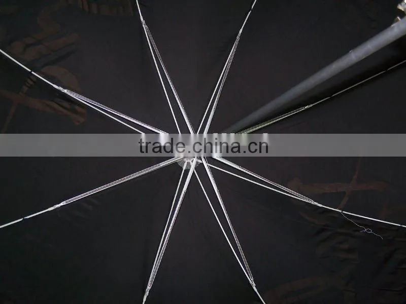 high quality promotional aluminum golf pongee umbrella