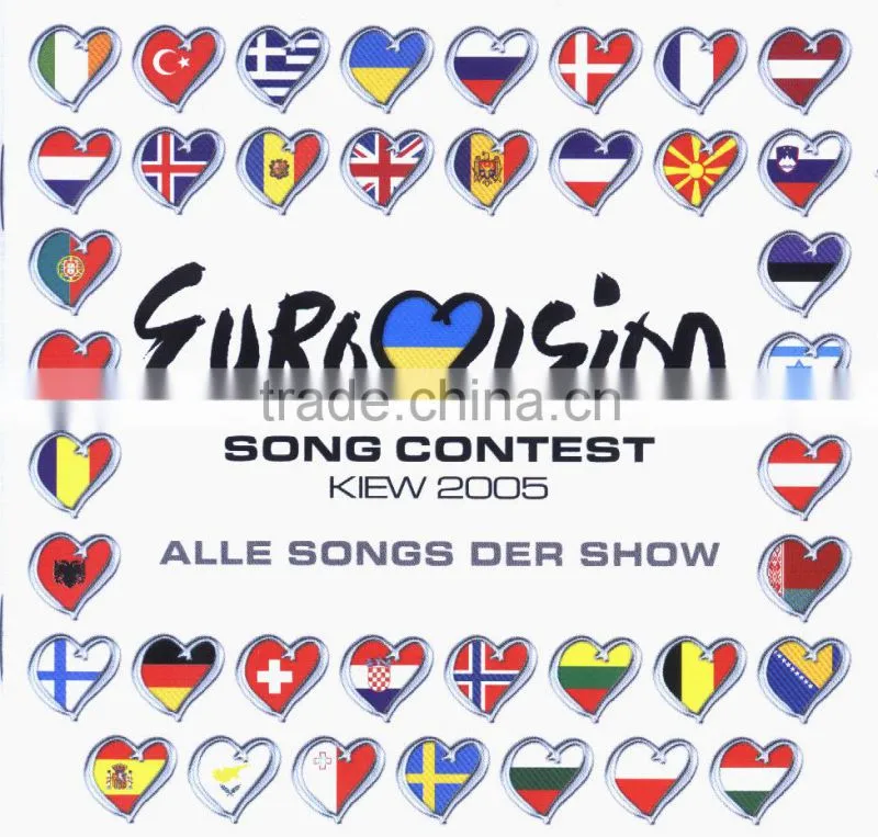 Microphone trophy TV show competetion award with flag engraving K9 crystal eurovision song contest eurovision trophy