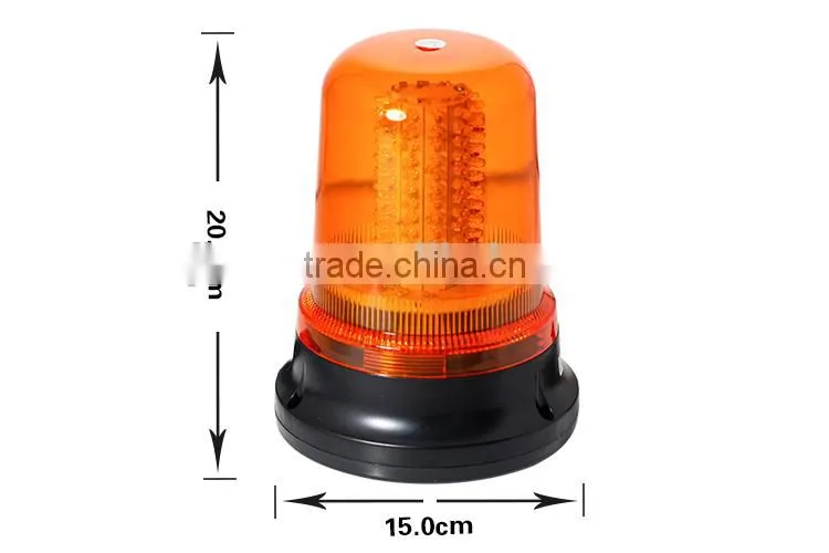 12w Led Amber Emergency Light 120LED Police Lamp Led Warning Lights