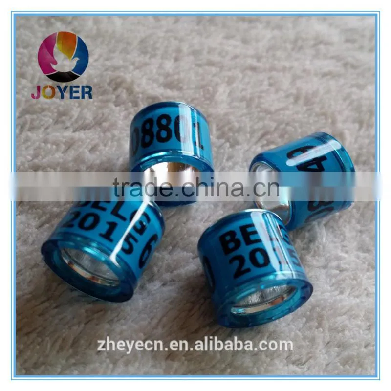 100pc free shipping 10mm 2015 short pigeon foot ring numbered band for pigeons