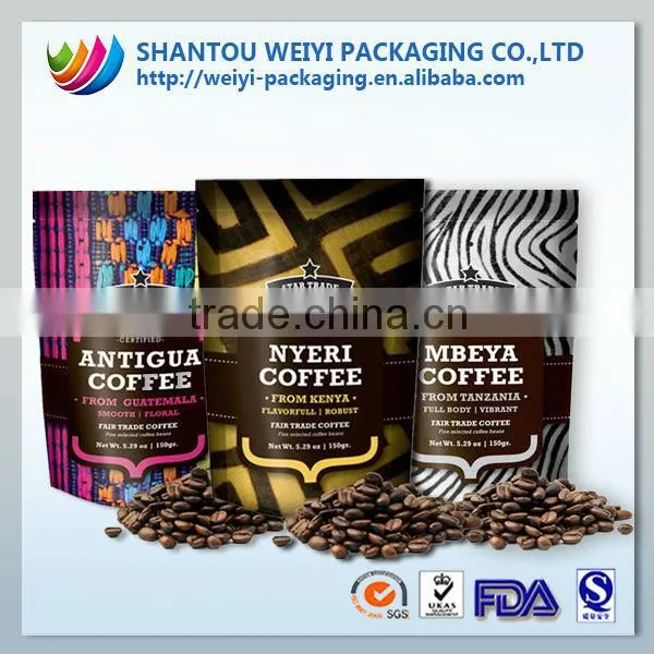 Good quality stand up pouch coffee bag from manufacturer made in china