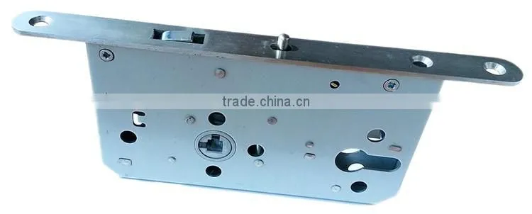 High security stainless steel sliding door lock, sliding door hook lock width fire proof mortise lock body