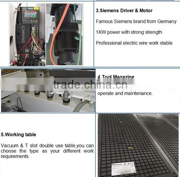 automatic 3d wood carving cnc router/ multi spindle cnc router 1325