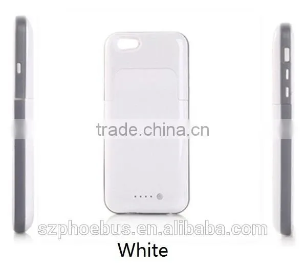 3800mAh For iPhone 6 External Battery Case External Battery Backup Charger Case Cover Power Bank For 4.7" iPhone 6