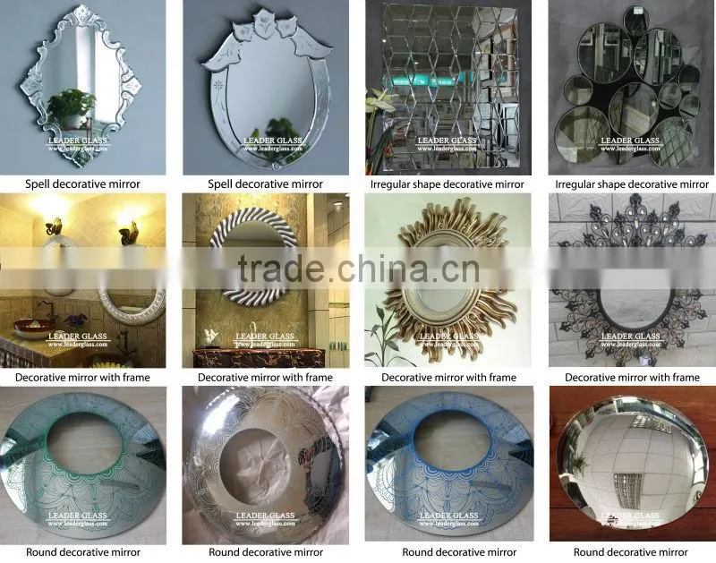heart shaped wall mirrors with high quality