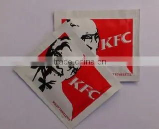 CE FDA Wet Towel Wipes Use For Restaurant And Airplane
