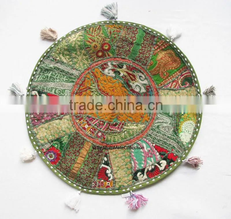 Indian Meditation cushions Indian Round Floor cushions Indian Ethnic Round Meditation cushion covers