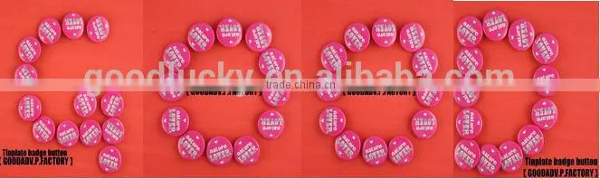 Wholesale new custom christmas logo printed anime pin and badges