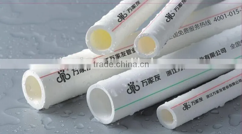hot sell plastic pipes for hot and cold water PPR material