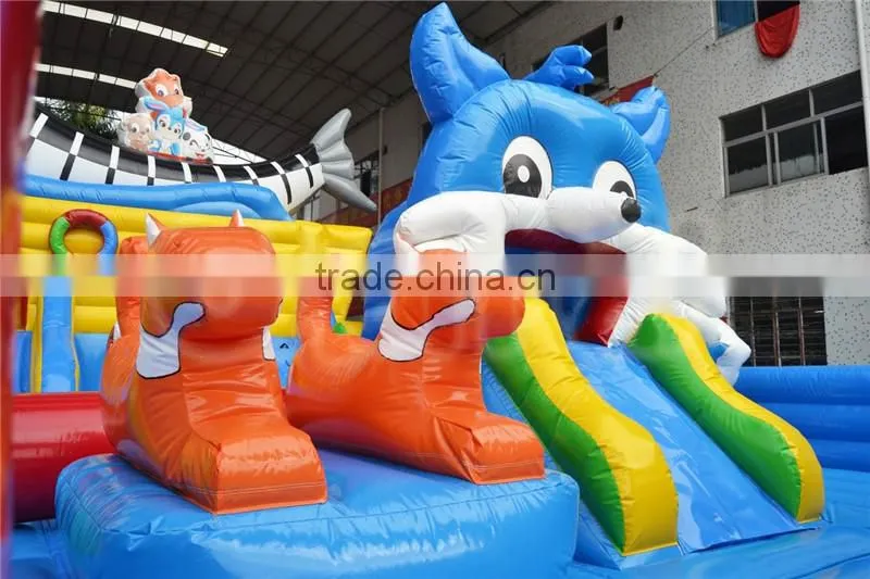 giant commercial inflatable fun city park playground for kids and adults
